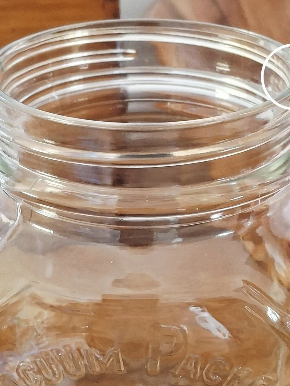 Vintage Owens Illinois Glass Coffee Jar Embossed 1935 Coffee Bar Kitchen Decor